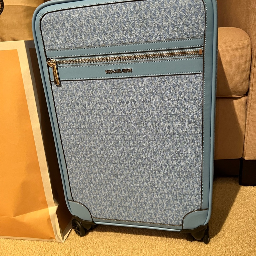 Michael Kors Blue Small Trolley